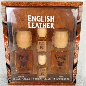Vintage English Leather by Dana Mens Fragrance Gift Set Cologne & After Shave